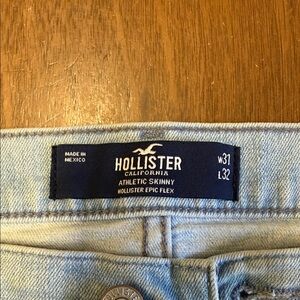 Hollister Light Blue Athletic Skinny Jeans